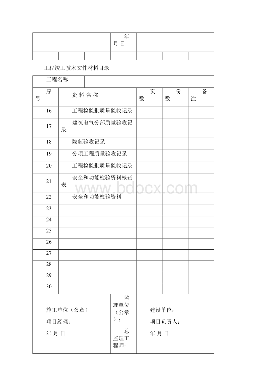 装饰装修工程竣工验收表格大全精选Word文档下载推荐.docx_第2页