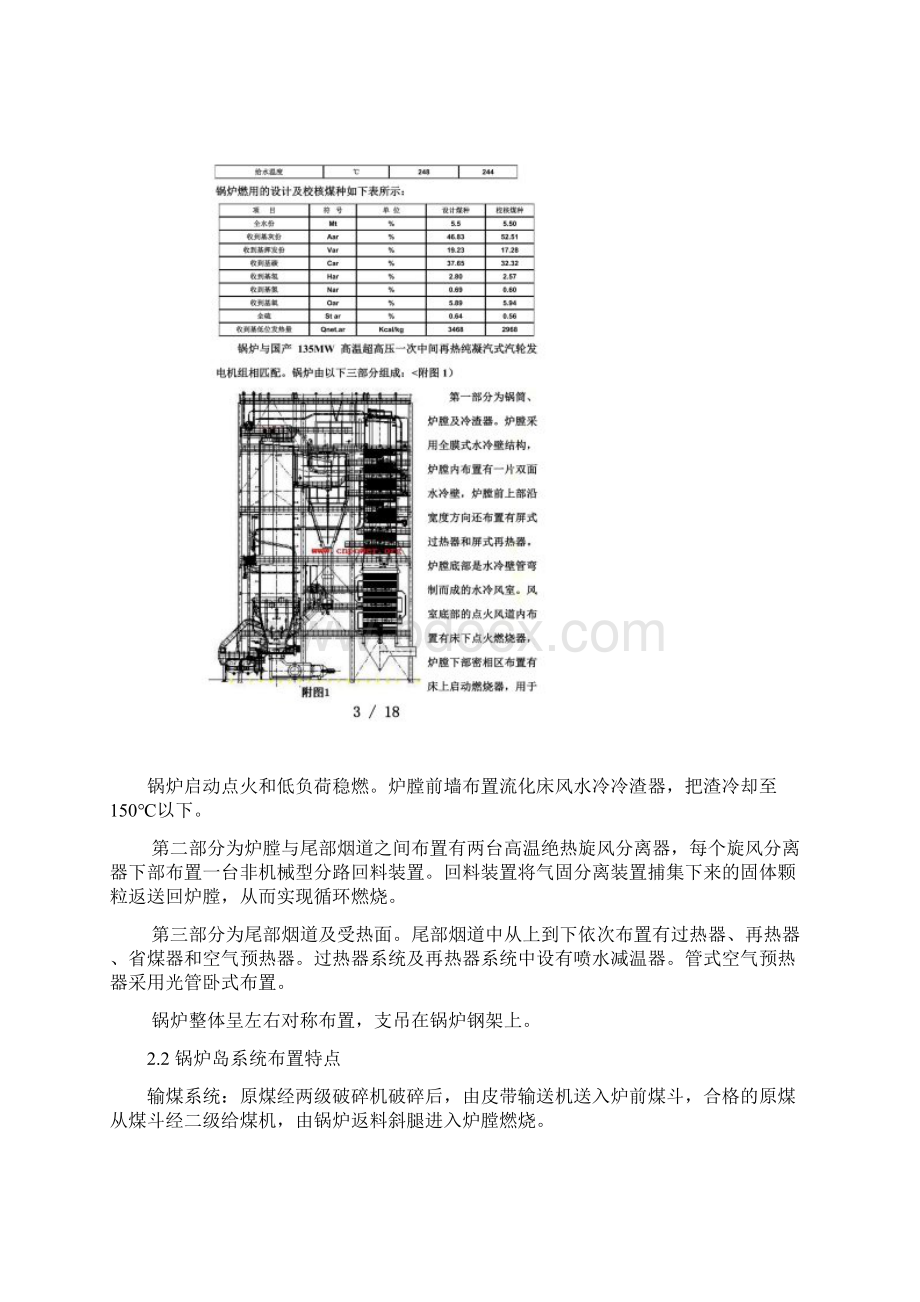 3MW循环流化床锅炉设计特点及运行情况分析Word文档格式.docx_第2页