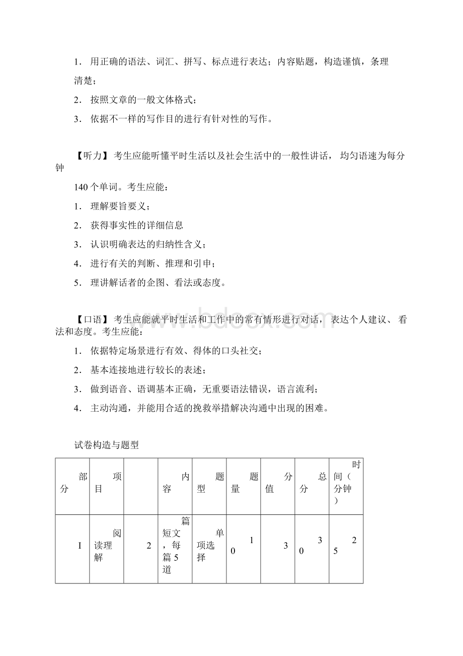 大学英语考试大纲大纲.docx_第3页