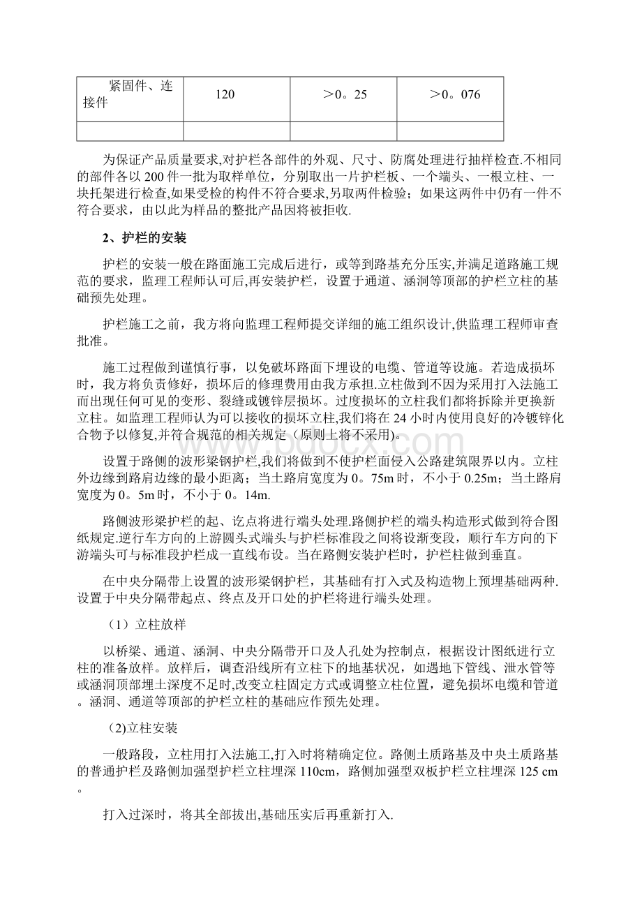 钢护栏施工方案.docx_第2页