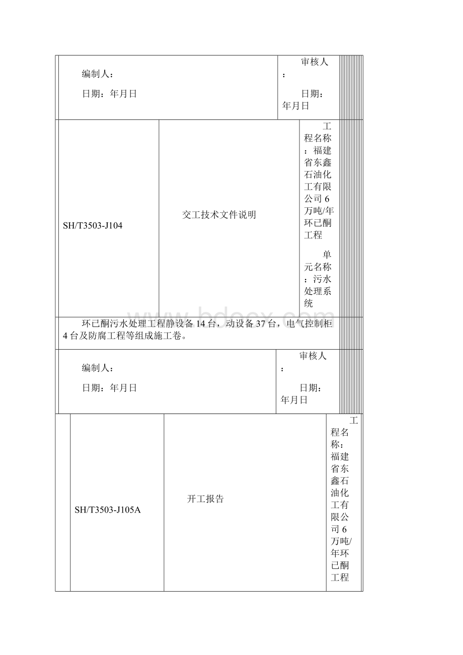 石油化工建设工程项目交工技术文件.docx_第3页