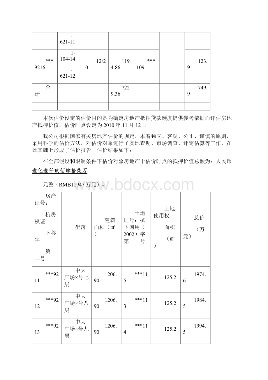 房地产评估报告样本文档格式.docx_第3页