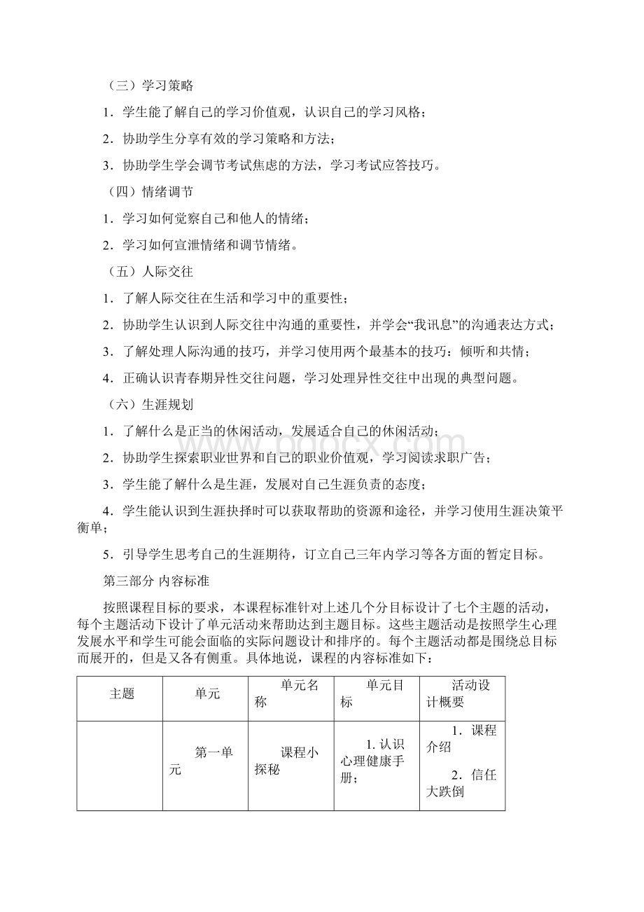 中等职业学校心理健康课程标准Word文件下载.docx_第3页