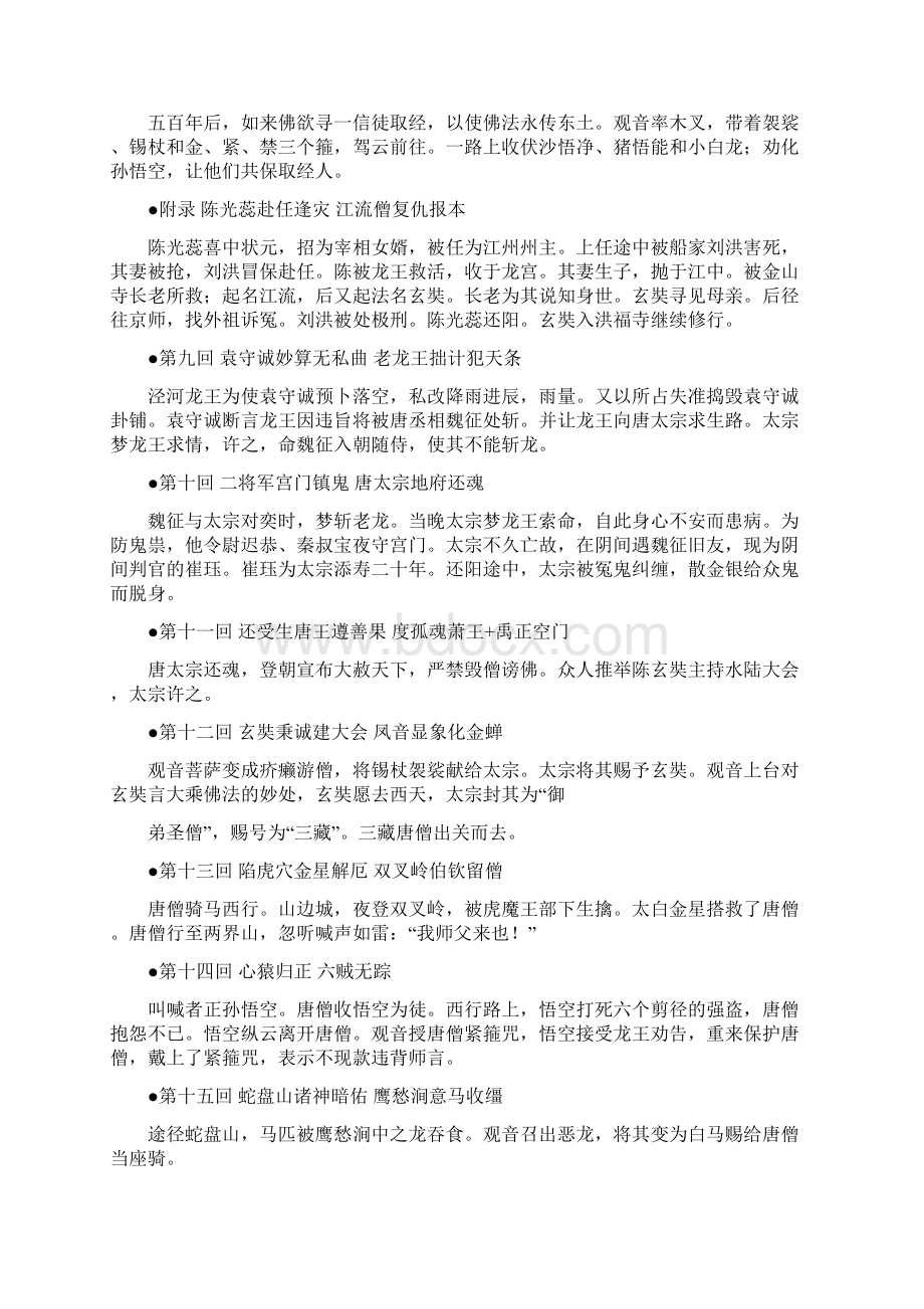 西游记1100回各回故事梗概.docx_第2页