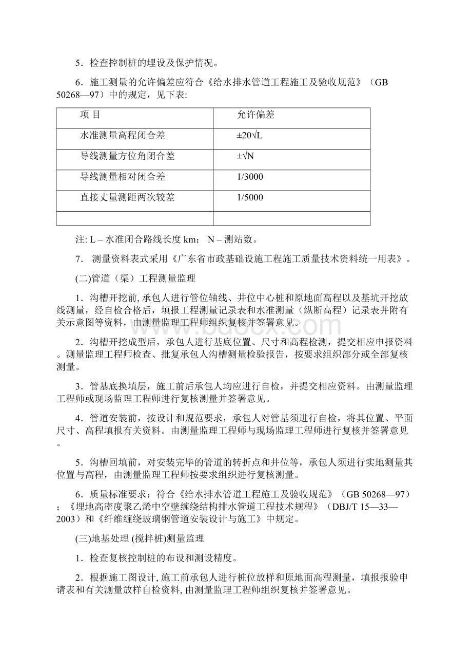 市政污水管网工程监理实施细则文档格式.docx_第3页