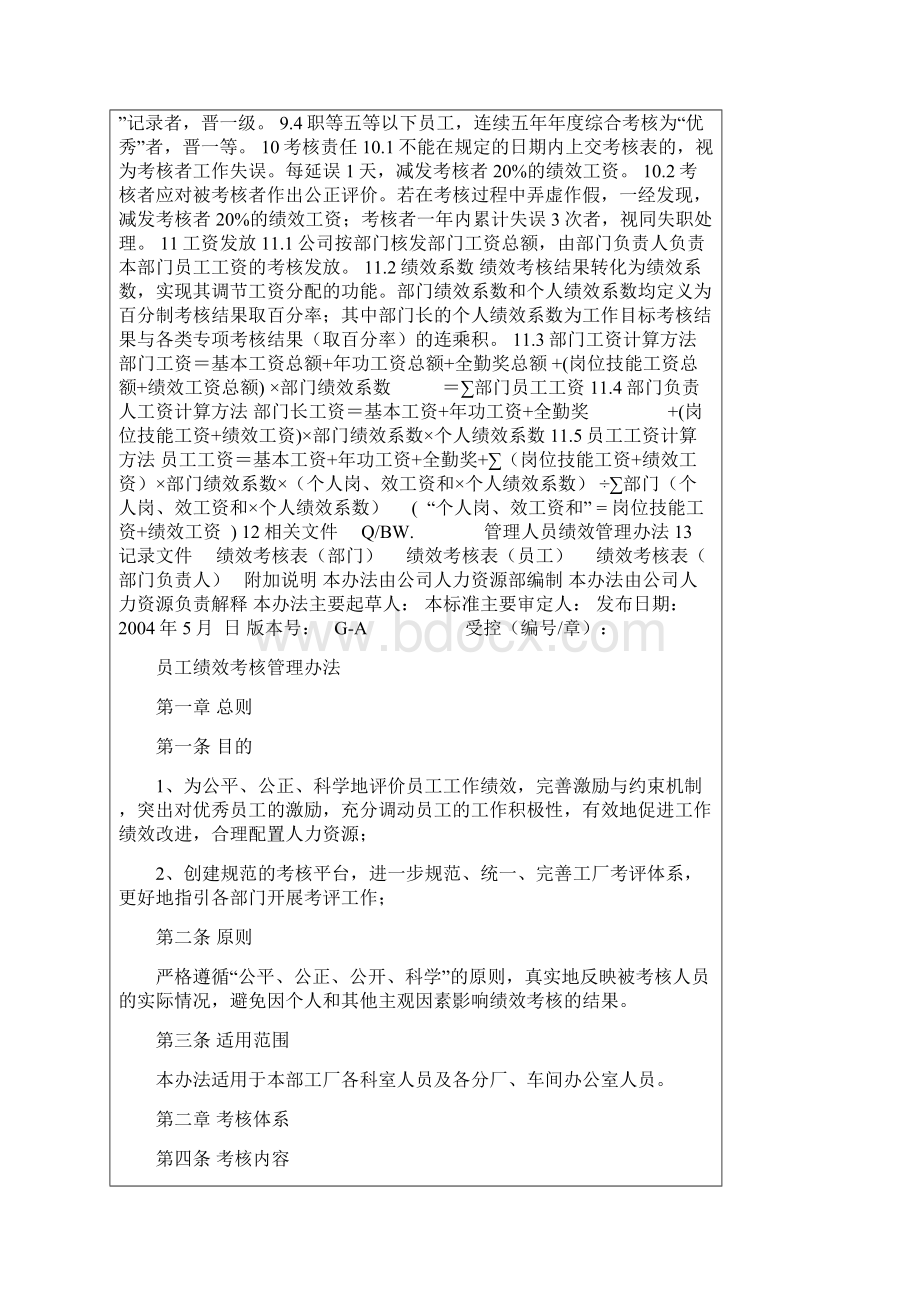 绩效考核实施办Word格式.docx_第2页