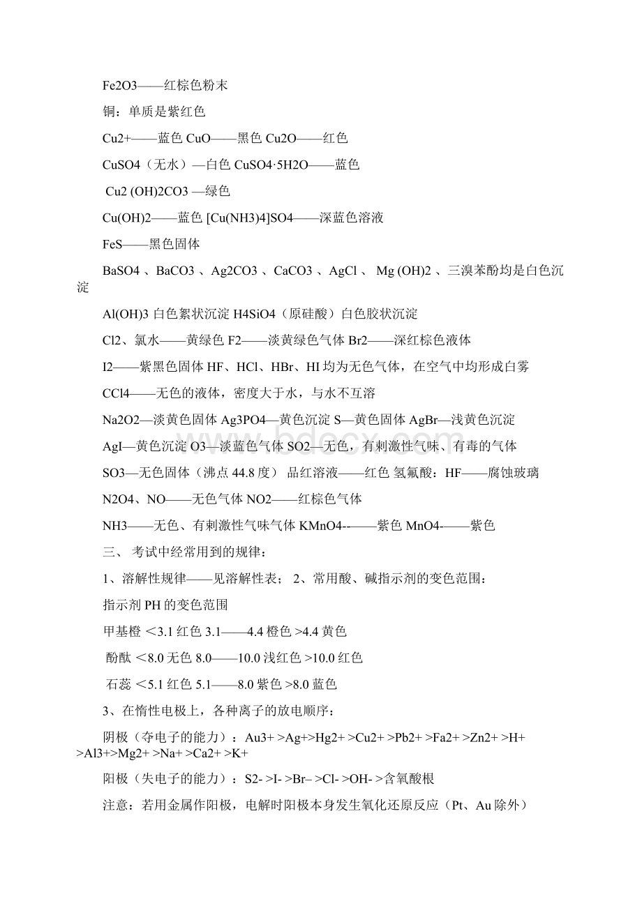 高中化学基础知识必背Word下载.docx_第2页