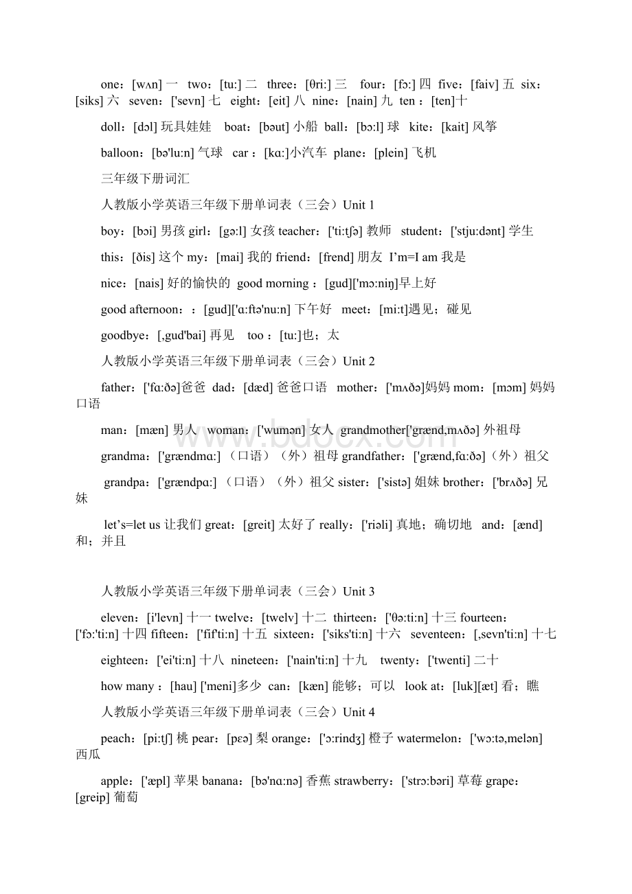 人教版小学36年级英语单词表.docx_第2页