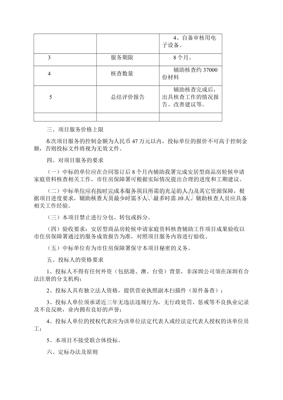 深圳住房保障署安居型商品房轮候Word文件下载.docx_第2页