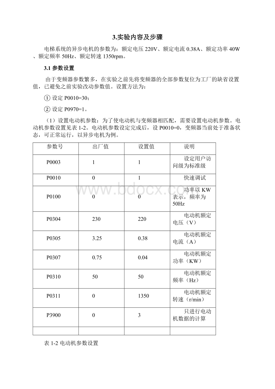 现代变频调速实验报告Word文档格式.docx_第2页