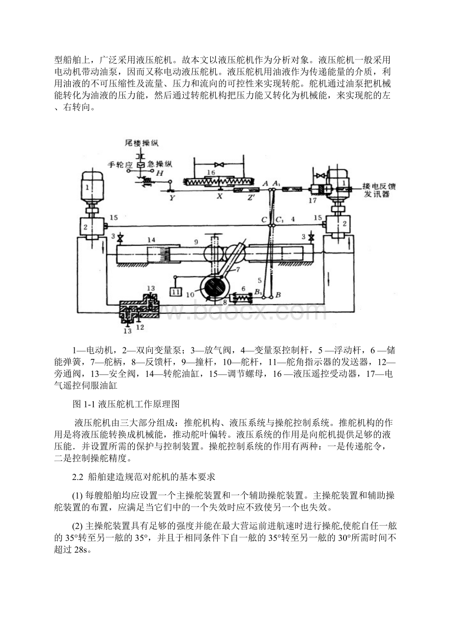 液压舵机的故障分析及处理措施Word文档下载推荐.docx_第2页