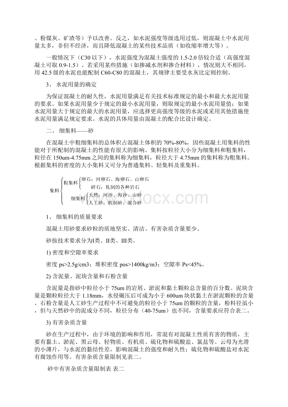 普通混凝土的组成材料Word格式.docx_第3页