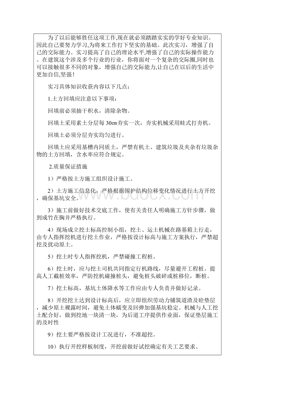 建筑工程技术专科毕业实习报告.docx_第3页