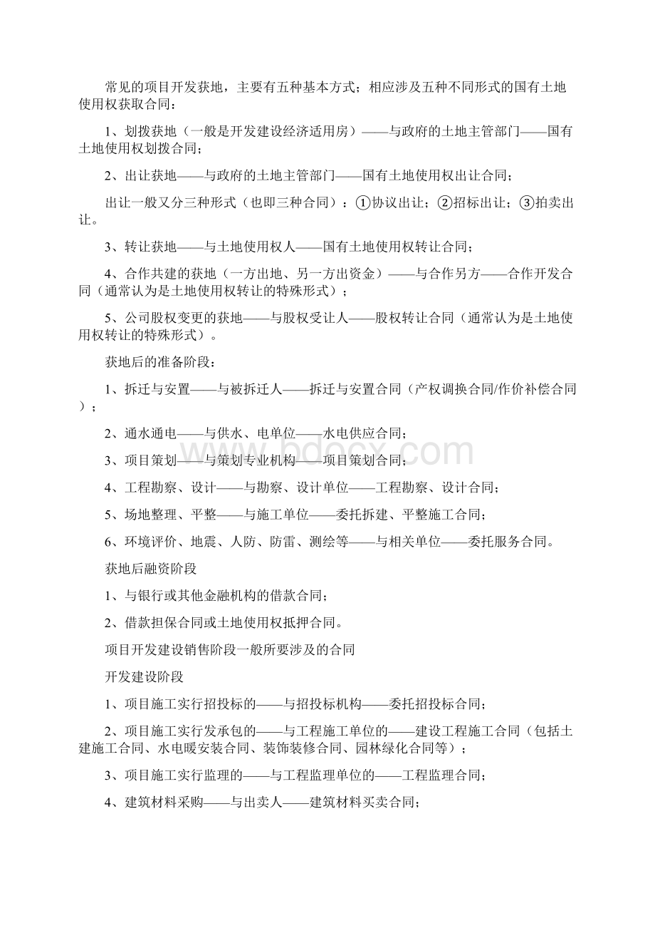 房地产合作开发合同的主要条款Word下载.docx_第3页