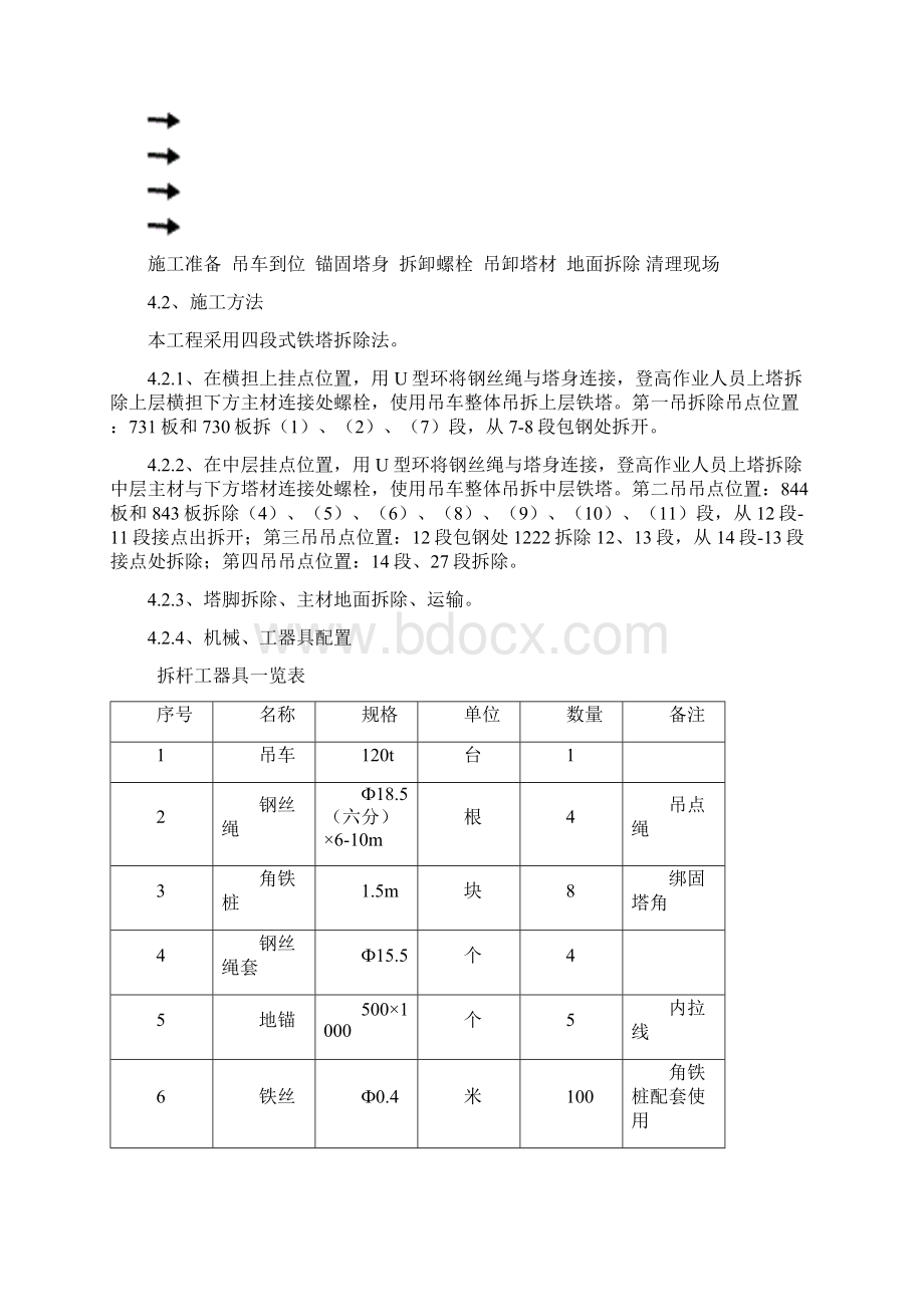 铁塔拆除方案Word文档下载推荐.docx_第3页