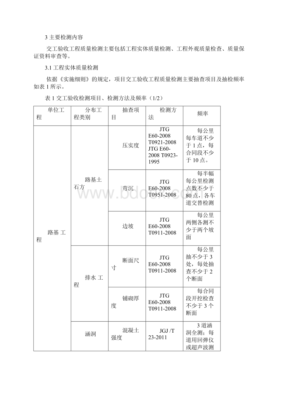 交竣工试验检测项目实施方案Word文档下载推荐.docx_第2页