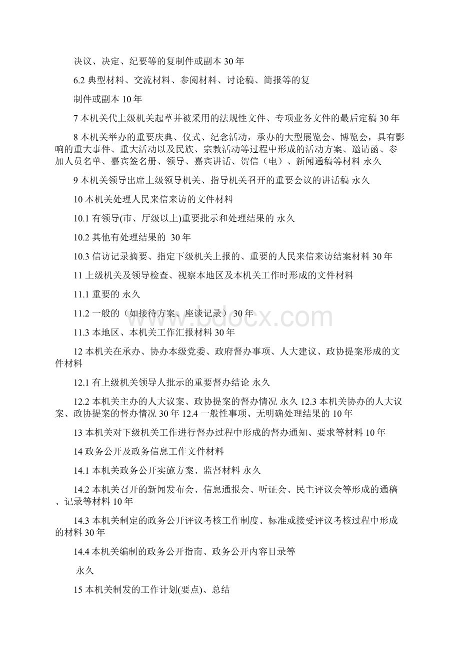 机关文件材料归档范围Word文档下载推荐.docx_第3页