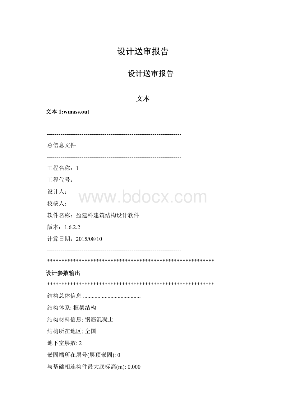 设计送审报告Word文档格式.docx