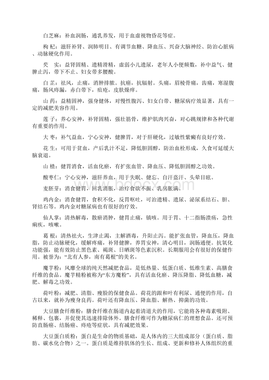 常用五谷杂粮功效及常用十二种配方之欧阳历创编Word文档格式.docx_第2页