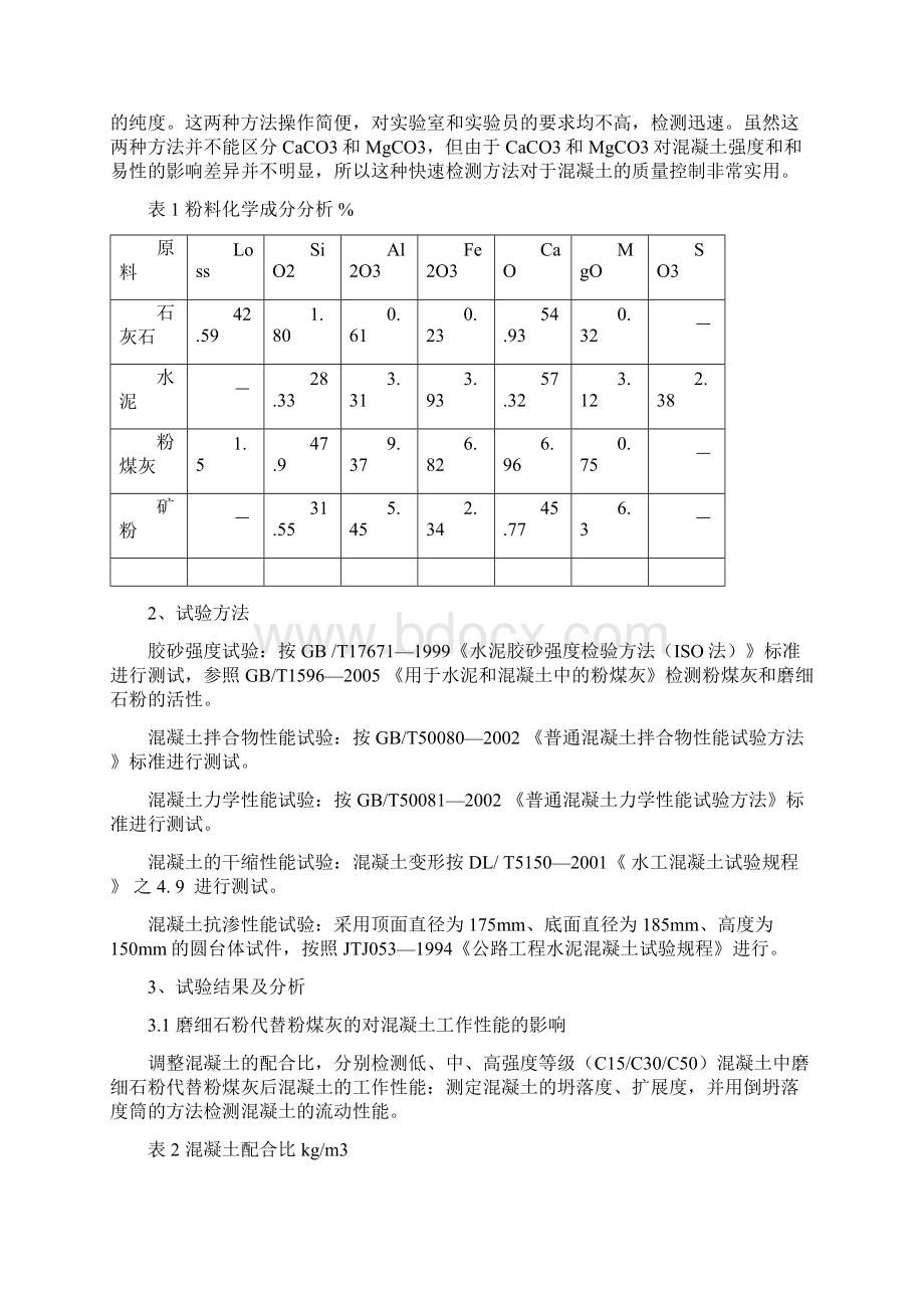 磨细石粉在混凝土中的应用.docx_第2页