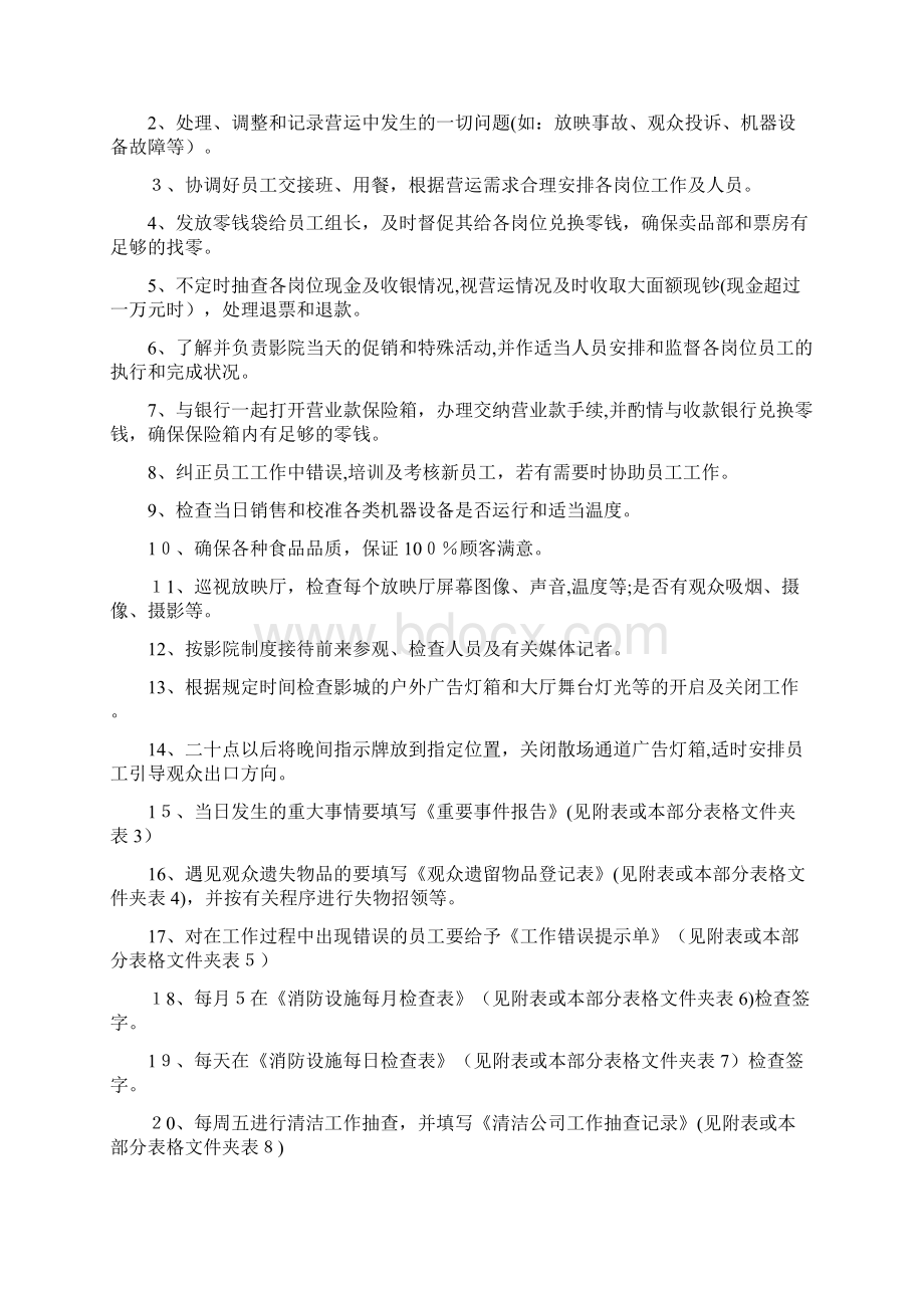 第五部分 奥斯卡新华影城营运工作手册文档格式.docx_第2页