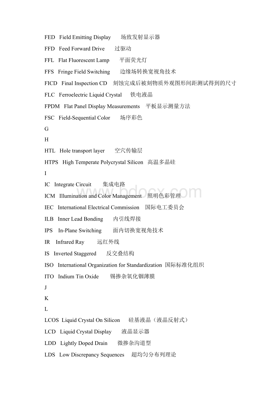 液晶行业名词英文对照表Word文档格式.docx_第3页