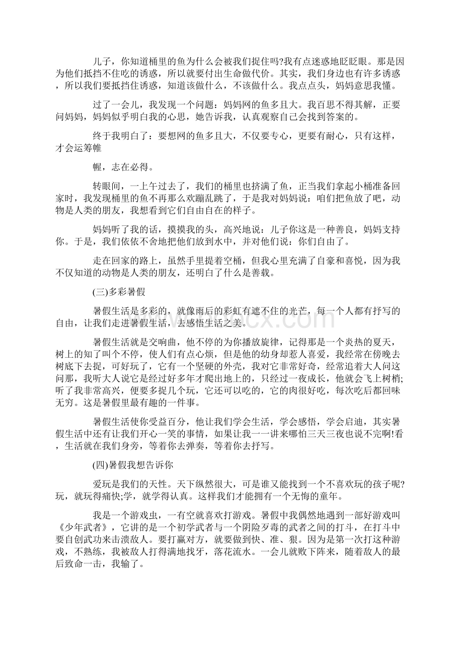 暑假趣事日记200字5篇Word文档下载推荐.docx_第2页