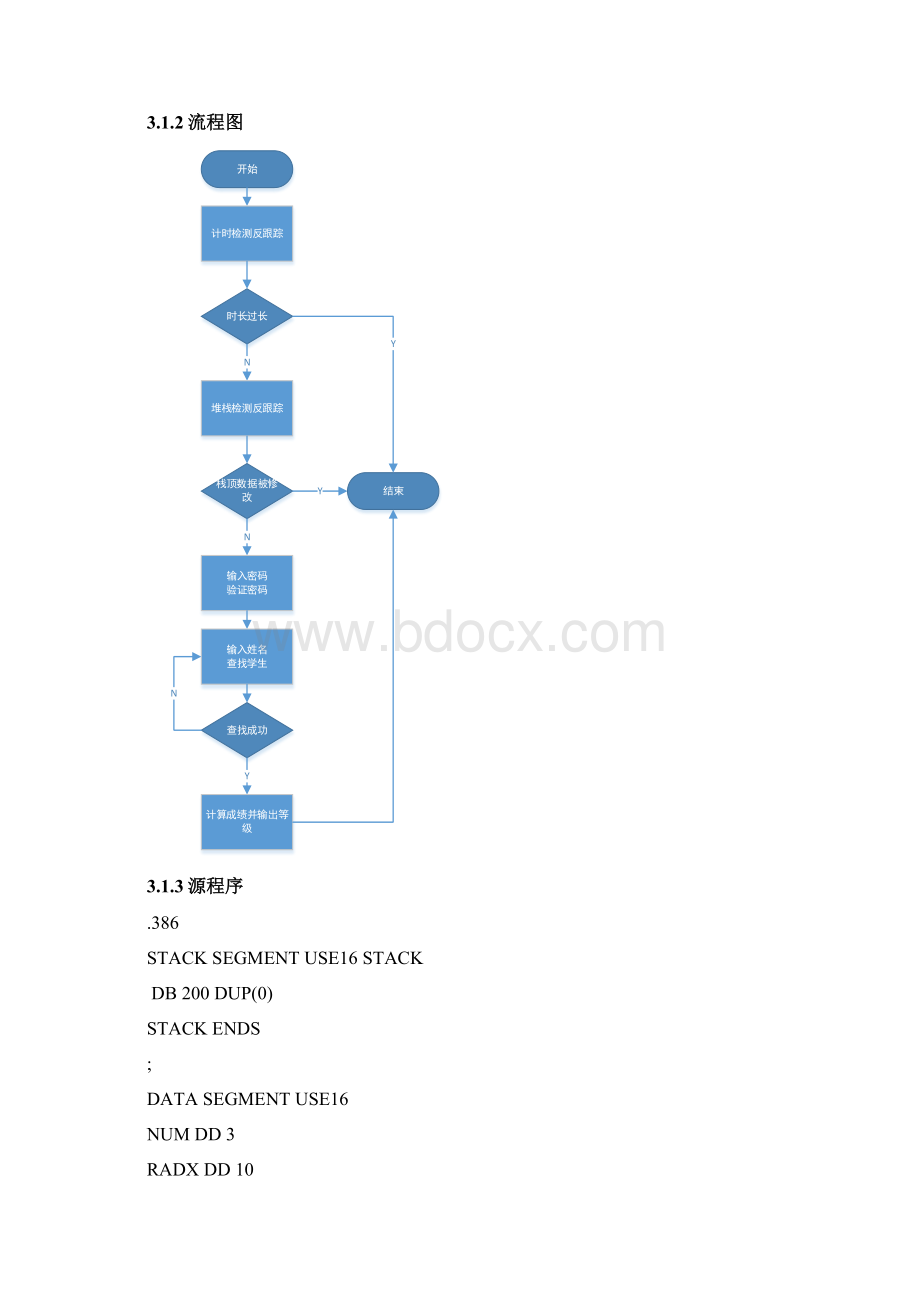 华中科技大学汇编实验报告7.docx_第3页