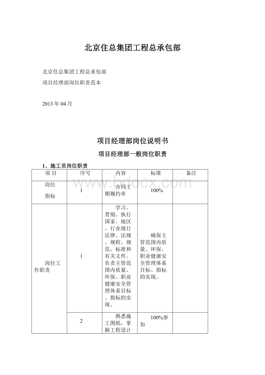 北京住总集团工程总承包部.docx_第1页