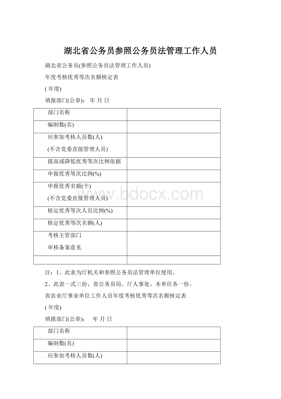 湖北省公务员参照公务员法管理工作人员.docx_第1页