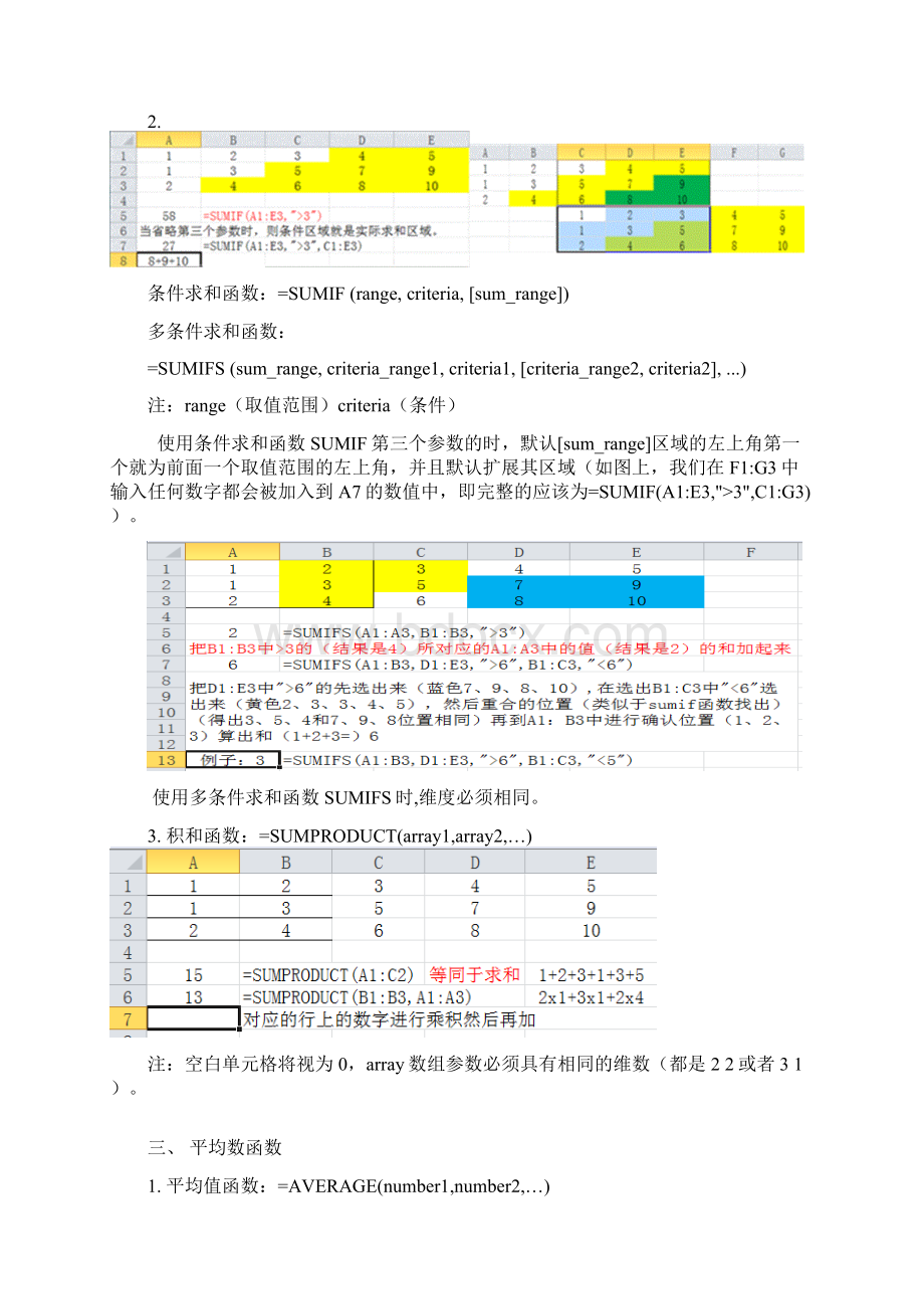 计算机二级excel中常考公式及讲解.docx_第3页