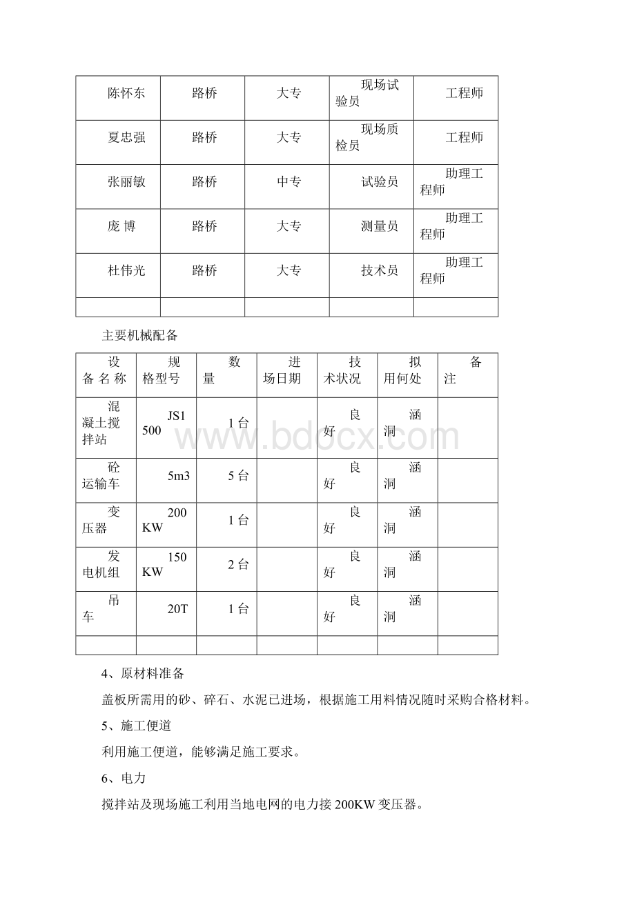 盖板涵盖板预制及安装施工方案.docx_第2页