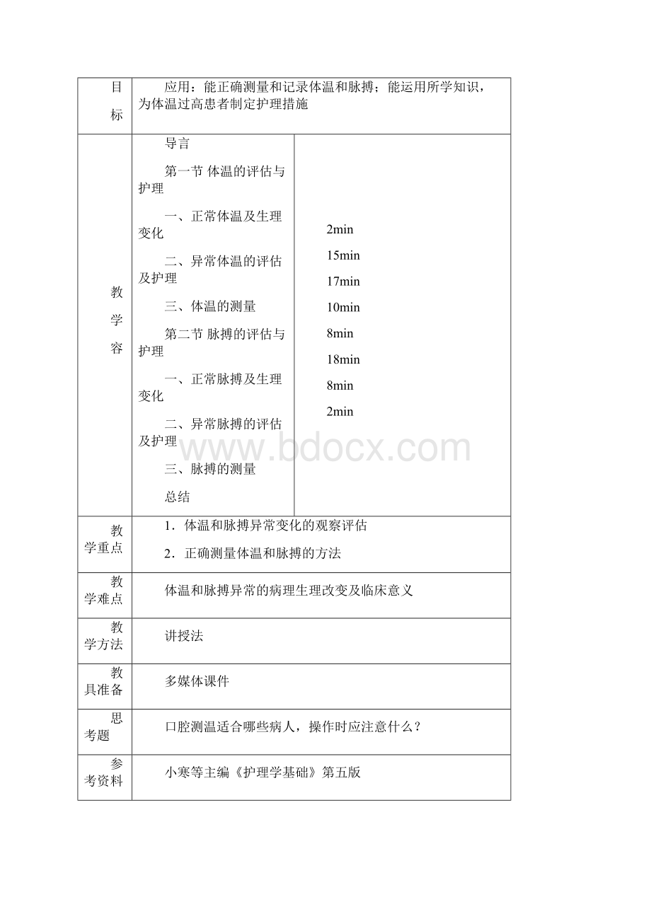 生命体征教案设计护理学基础.docx_第2页