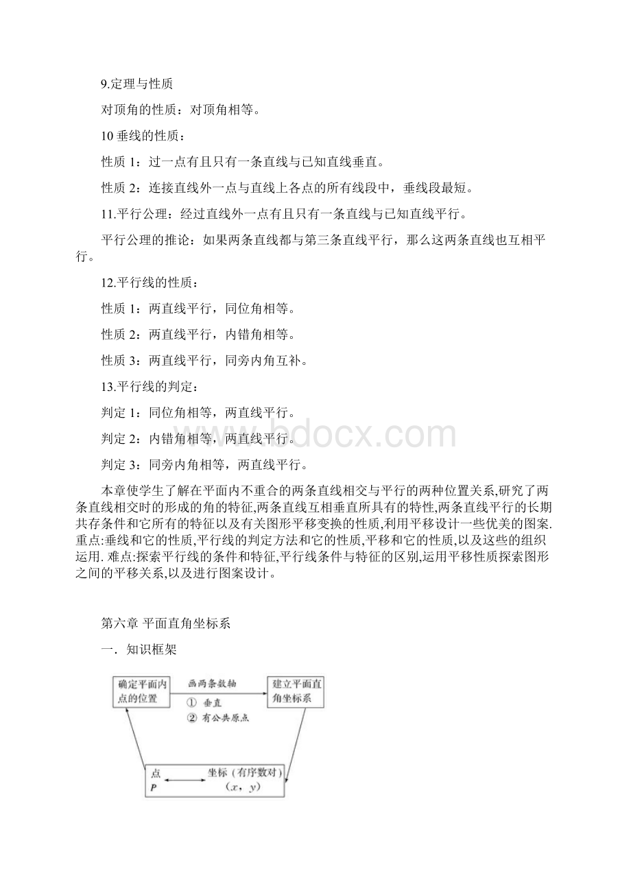 七年级数学下册全一册知识点总结新版新人教版Word文档下载推荐.docx_第2页