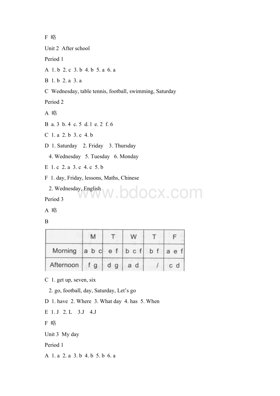 四年级英语下册课课练答案.docx_第2页