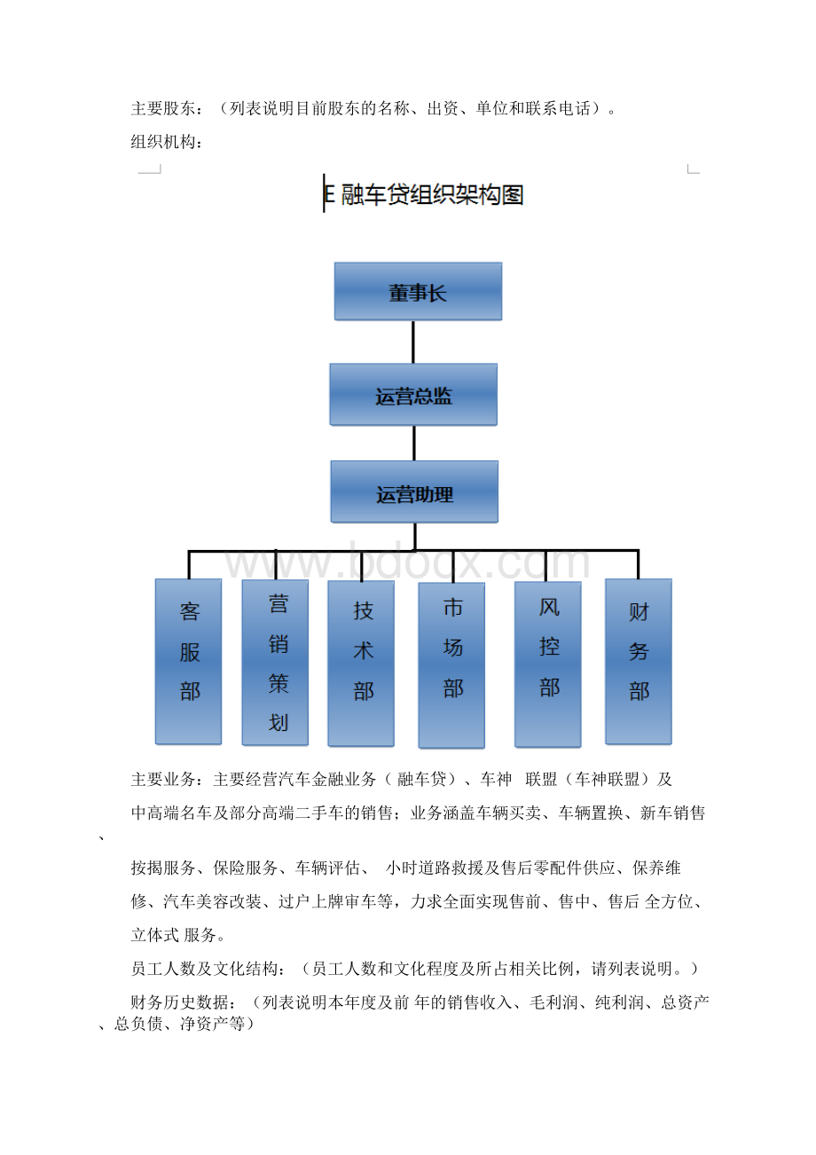 商业计划书模板私募专用Word格式.docx_第3页