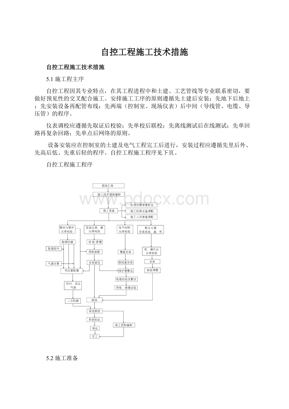 自控工程施工技术措施Word文件下载.docx_第1页