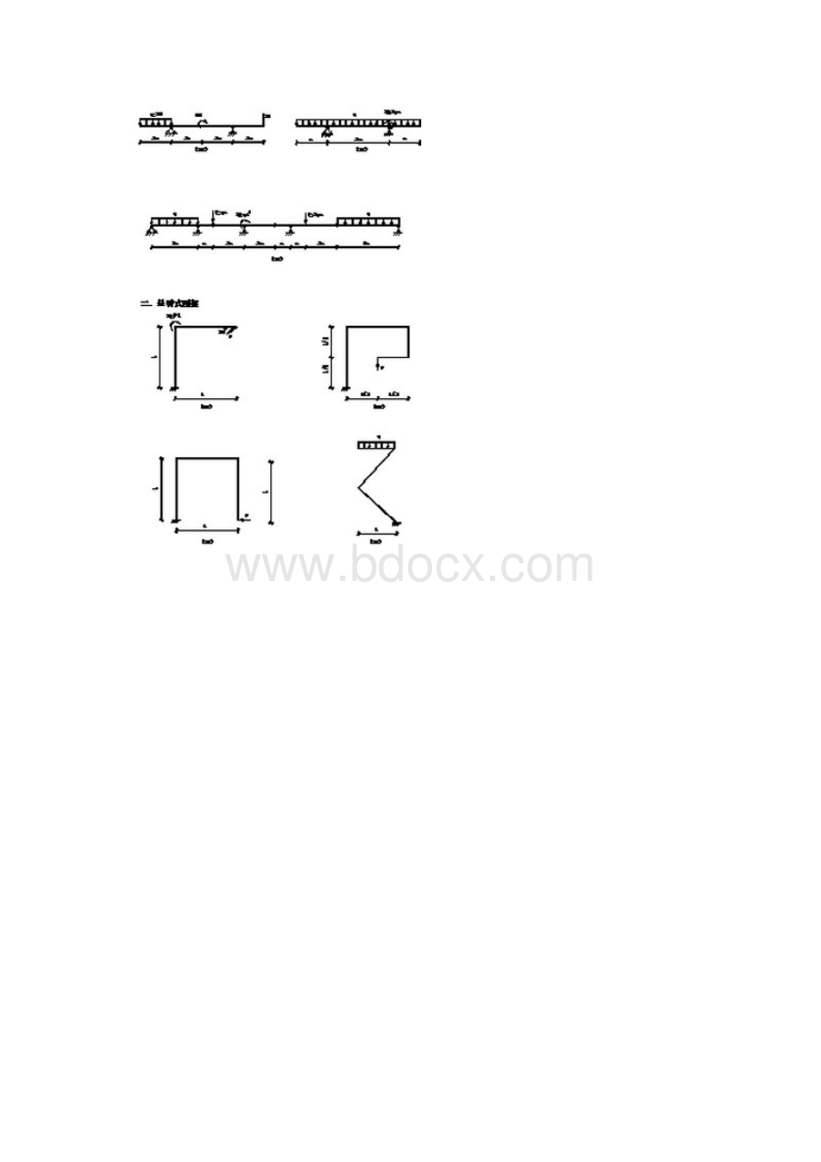 结构力学静定结构弯矩图练习100题文档格式.docx_第2页