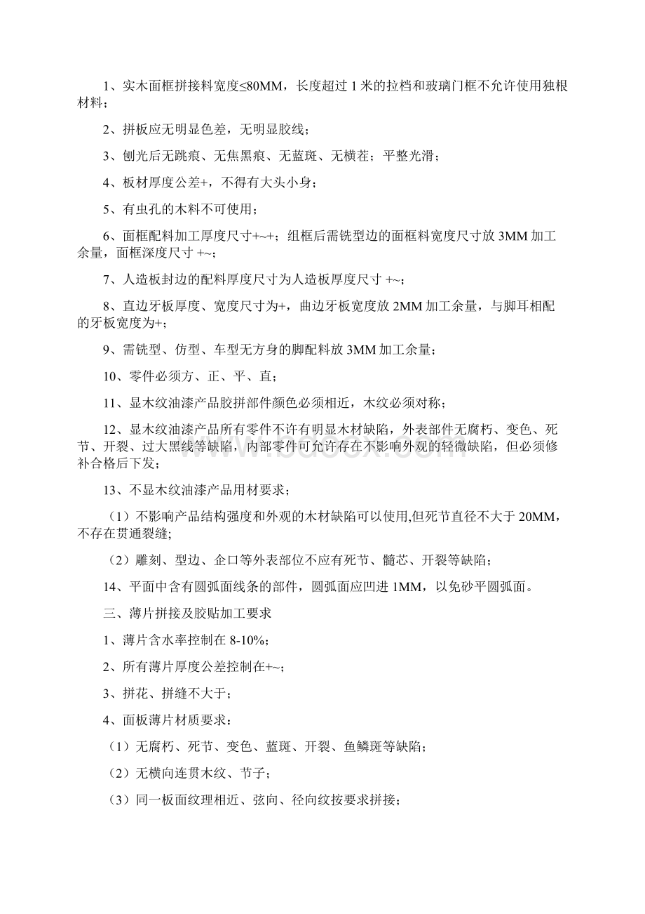 家具生产加工质量标准.docx_第2页