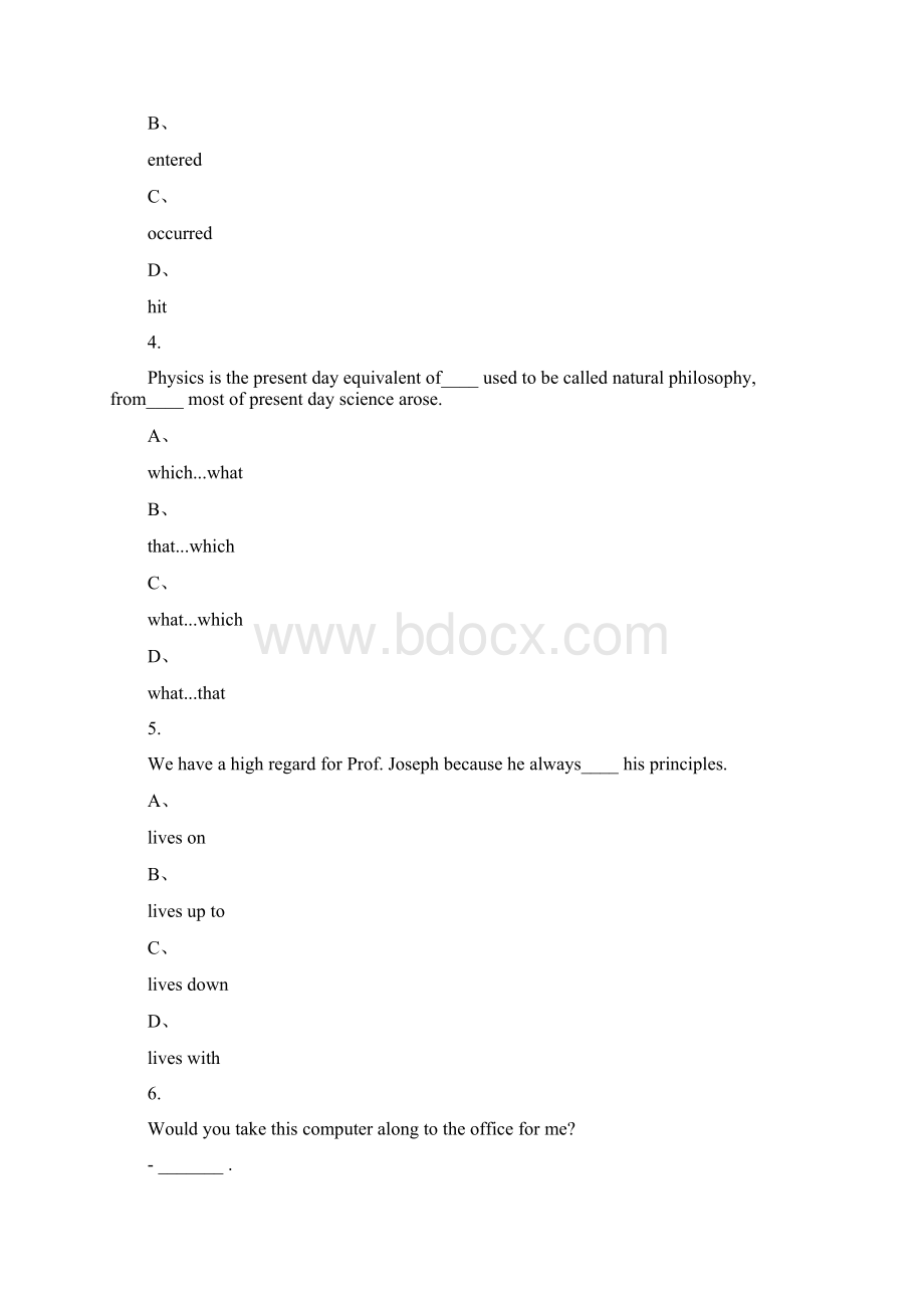 重庆大学秋季学期课程作业大学英语3题目.docx_第2页