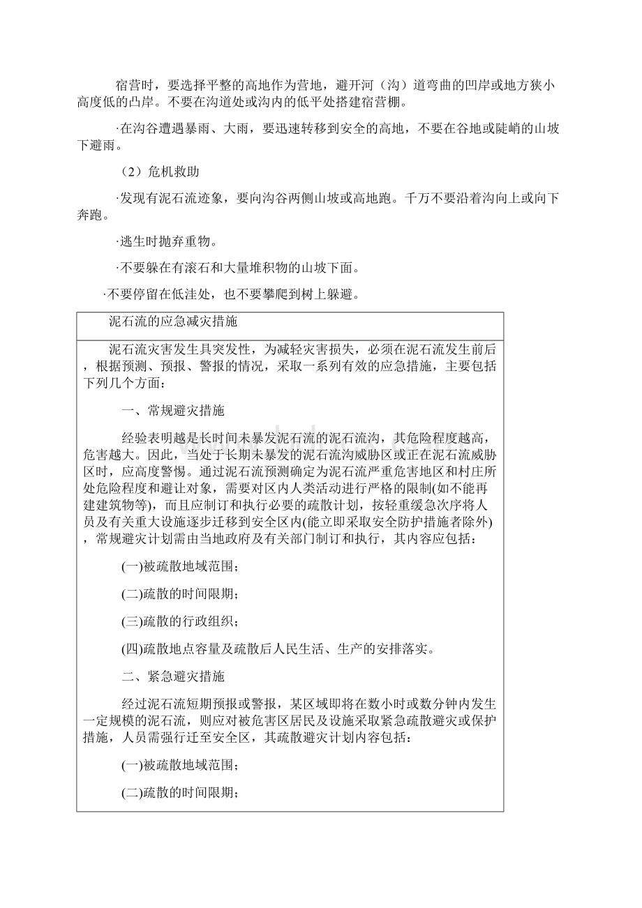 泥石流应急预案2Word文档格式.docx_第2页