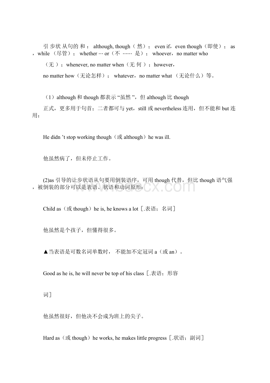 同等学力英语语法总结docx.docx_第2页