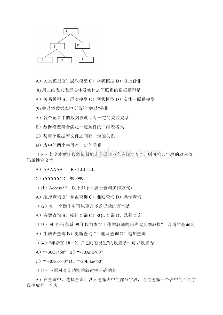 数据库管理系统复习题.docx_第2页