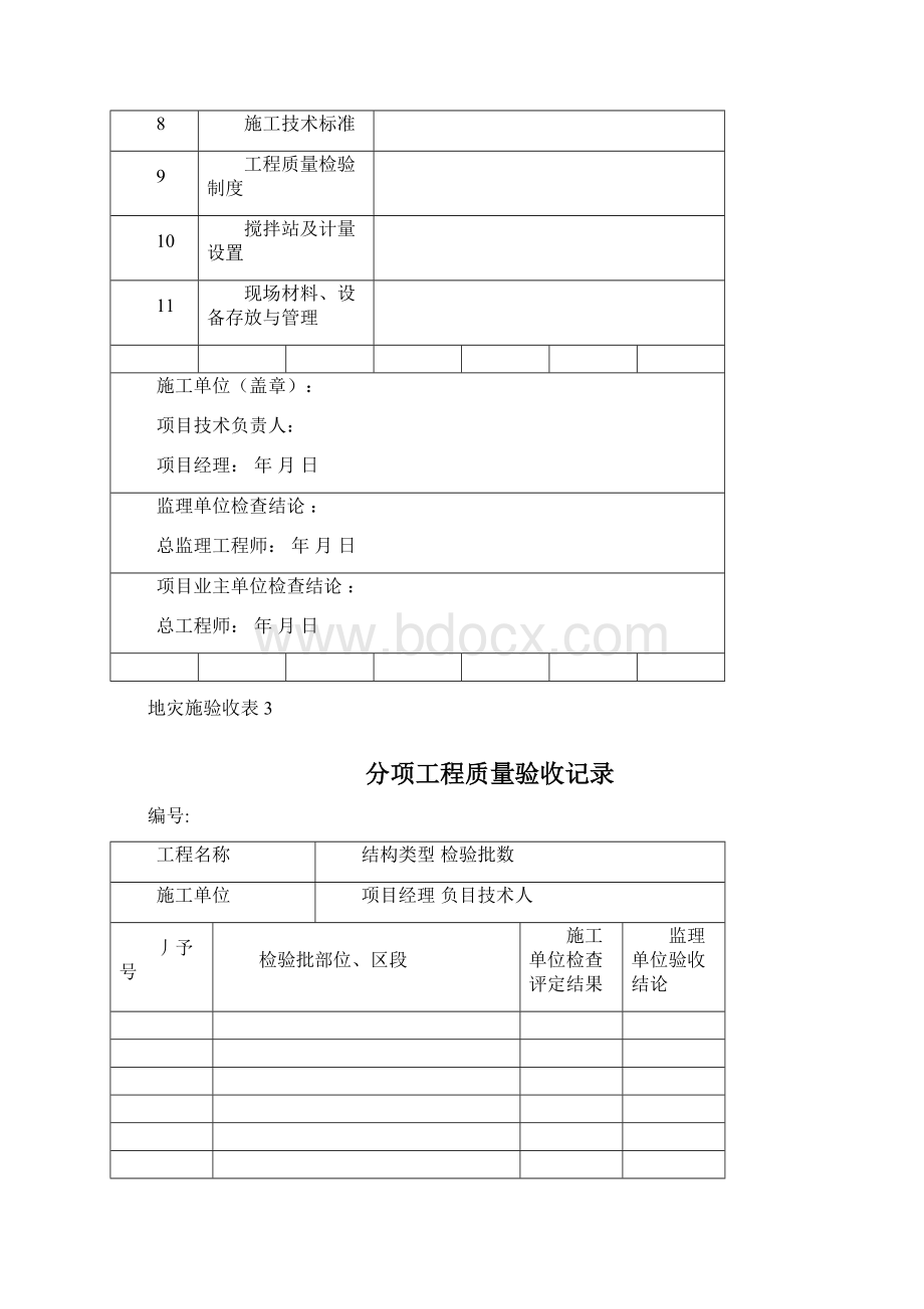 地质灾害治理工程施工质量验收表.docx_第2页