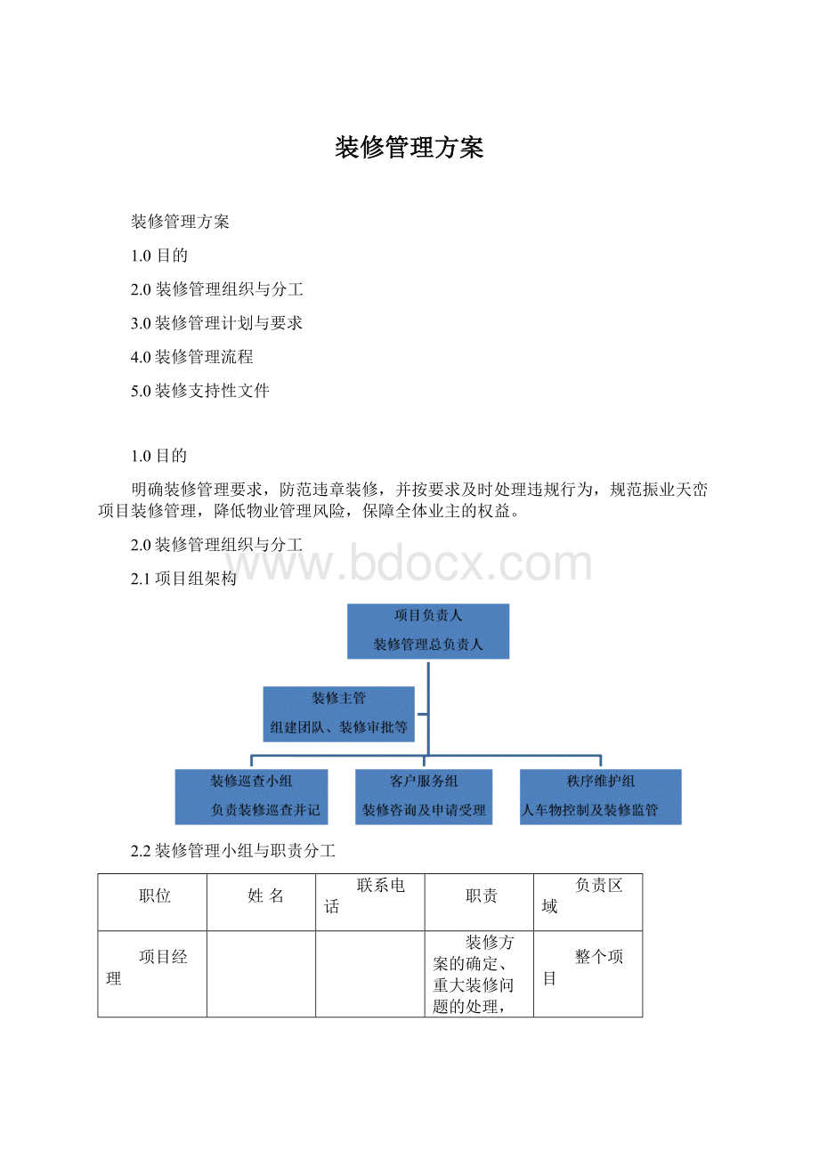 装修管理方案.docx_第1页