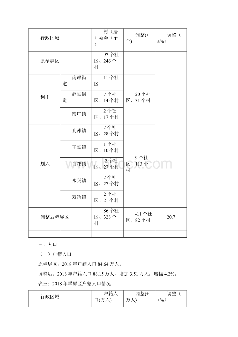 行政区划调整后翠屏区经济社会发展情况Word文件下载.docx_第2页