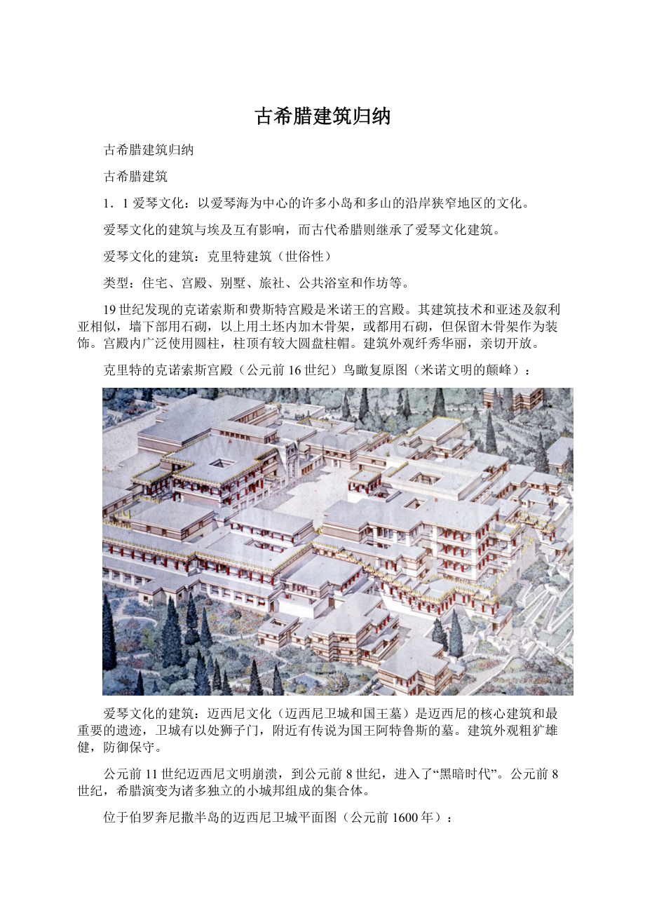 古希腊建筑归纳.docx_第1页