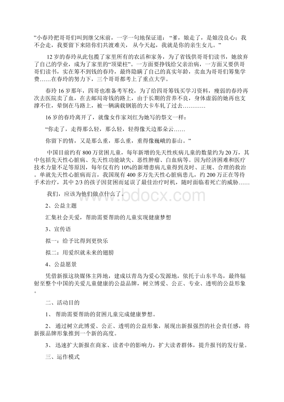 完美升级版公益活动方案策划.docx_第2页