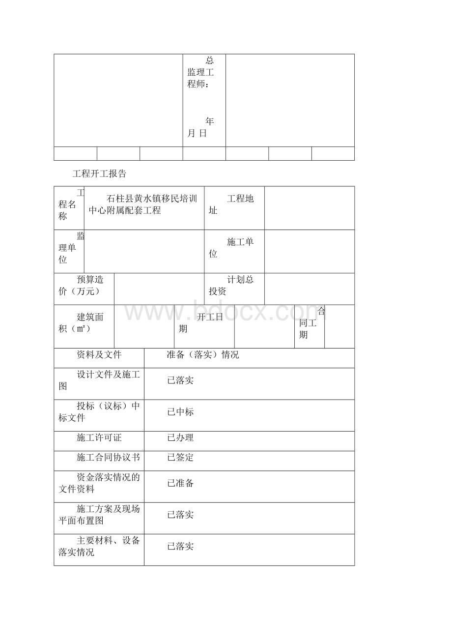 建筑装饰装修工程竣工验收资料表格Word文档下载推荐.docx_第3页