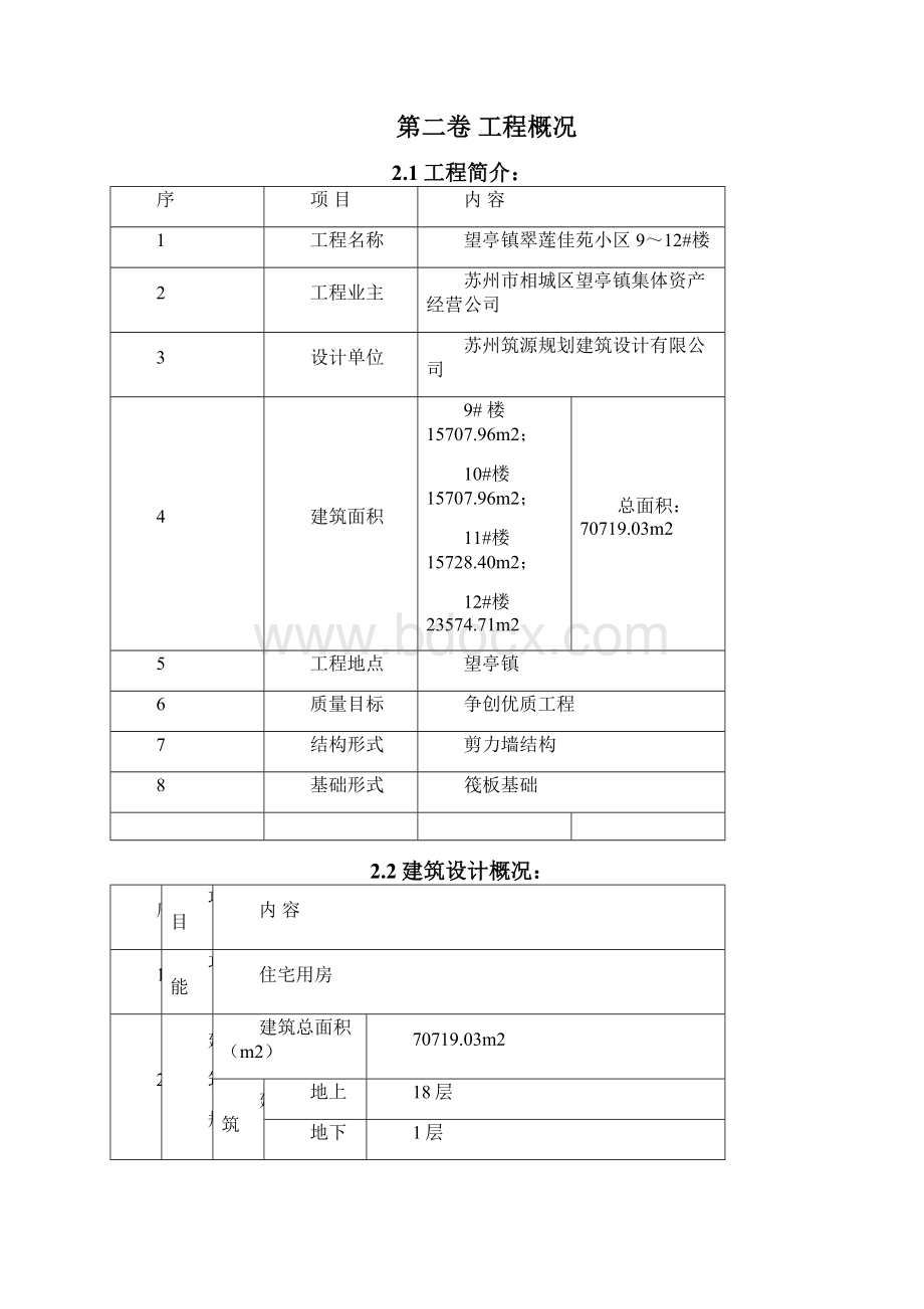 住宅楼剪力墙结构施工组织设计.docx_第3页